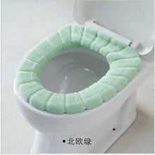 Load image into Gallery viewer, Universal Soft Heated Washable Toilet Seat Mat Set for Home Decor Closestool Mat Seat Case Warmer Toilet Lid CoverAccessories